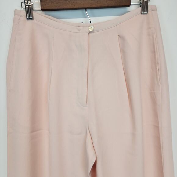 Vtg Campagnie Express Pleated Dress Pants Slacks Size S  28" Light Pink Baggy - Picture 4 of 13